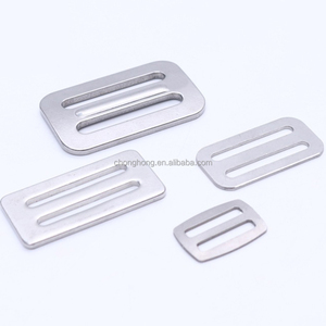 Ajustable 8 formas Tri Glide Hebilla Deslizante Clip deslizante Gancho de metal de tamaño personalizado Acero inoxidable/Aleación de metal de zinc Hebilla de equipaje - Product Image 5