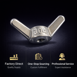 Grande écrou à oreilles DIN 80701 robuste, écrou à molette zingué métrique M3 pour serrage et réglage - Product Image 1