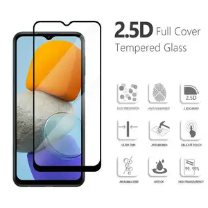 Anti-oil Ultra-thin 0.33mm Thickness 9H Tempered Glass Film Glass Screen Protector For Samsung Galaxy M23 5G