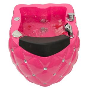 Nouveau design rose en fibre de verre SPA pédicure évier pédicure chaise pédicure bol <span class=keywords><strong>pompe</strong></span> à jet pour spa lavage des pieds en rose - Product Image 5