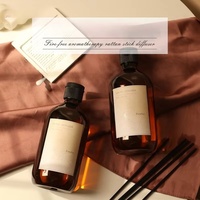 Cadeau de la Saint-Valentin Diffuseur d'huiles essentielles en verre brun de 500 ml Parfum frais longue durée Écologique Sans alcool