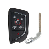 Coque de clé intelligente FCC YG0G20TB1 à 6/7 boutons pour Chevrolet Corvette C8 2020-2021, PN 13538851 13538852
