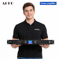 Amplificador de Potencia Digital de Dos Canales, 1800W, 4 Ohmios, Metálico, Profesional, para Sistemas de Sonido PA, Actuaciones en Escenario e Instalaciones Fijas