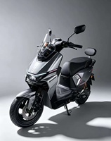 Moto électrique de tourisme sans balais haute vitesse 3000W 72V 16 pouces style Mecha, charge utile 200kg, démarrage sans clé, 65km/h, batterie plomb-acide