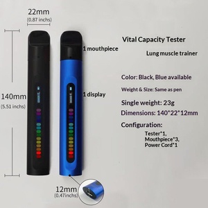 Espirómetro Digital Portátil, Medidor de Capacidad Pulmonar con Codificación por Colores, Niveles de Capacidad Pulmonar, Prueba Física para Estudiantes, Inteligente - Product Image 2