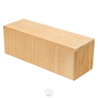 Étagères de présentation rectangulaires en bambou naturel de qualité supérieure, écologiques et chics, supports de nourriture pour table, décorations de mariage