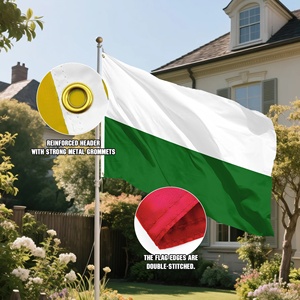 Bandera de Poliéster Personalizada de la Saxonia Alemana, 3x5 pies, Impresa Digitalmente, para Decoración de Festivales de Herencia - Product Image 4