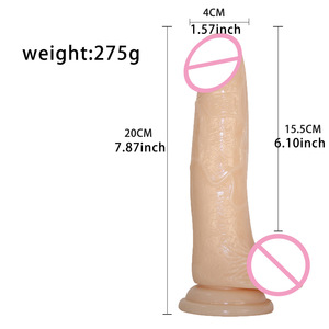 Jiuxi Dildo réaliste transparent en TPE, coloré comme du cristal, jouet sexuel féminin, produit d'amélioration sexuelle pour adultes, vente chaude - Product Image 5