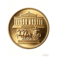 Pièce de monnaie commémorative de luxe en alliage de zinc, imprimée recto-verso, édition personnalisée, pour la célébration des sites du patrimoine mondial
