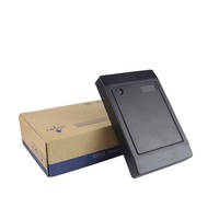 Lectores de Tarjetas de Control de Acceso RFID RS232 ISO 14443A de 13.56MHz, Material ABS Impermeable, Red Wiegand, Distancia de Lectura de 3-5cm