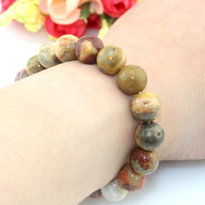 encaje loco ágatas ronda pulsera <span class=keywords><strong>de</strong></span> perlas bonito regalo para los hombres y las mujeres <span class=keywords><strong>de</strong></span> <span class=keywords><strong>la</strong></span> alta calidad elástico pulsera - Product Image 3