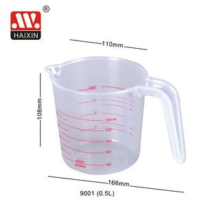 0.25L 0.5L 1L nhựa trong suốt đo cốc cốc cốc đo ly đặt - Product Image 1