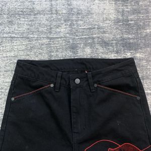 DENIMGUYSカスタム赤刺繍メンズデニムジーンズ手刺繍メンズデニムパンツ - Product Image 3