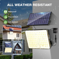 Luz Solar para exteriores de un solo cabezal, Sensor de movimiento, Control de luz, lámpara de pared impermeable, casa de campo, jardín, patio, luces de calle