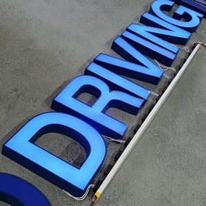 Lettres lumineuses publicitaires pour l'extérieur et l'intérieur, enseigne de devanture de magasin, lettres 3D en acrylique, logo personnalisé lumineux à LED pour entreprise - Product Image 2