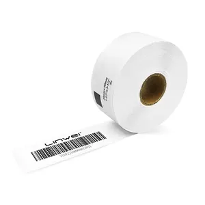 Compatible Brother Printer DK-11201 DK-1201 DK11201 DK1201 DK 11201 1201 Black on White Self Adhesive Thermal Paper Label