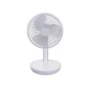 Portable 5V copper DC motor personal desk fan 6 inches outdoor fan with wireless charging function 8000mA