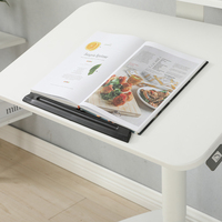 Bureau réglable en hauteur pneumatique Ada, bureau mobile inclinable pour ordinateur portable, bureau à vérin à gaz
