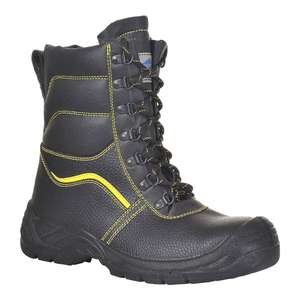 PORTWEST - FW05BKR43 Bottes de protection doublées de fourrure noire Steelite S3 CI-BOTTES EAN 5036108198047 - Product Image 1