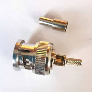 <span class=keywords><strong>BNC</strong></span> nam cắm thẳng Uốn RG174 <span class=keywords><strong>RG58</strong></span> Cáp RF kết nối - Product Image 4