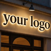Letrero de Pared con Letras Iluminadas LED Personalizadas, Letrero Luminoso Interior para Tiendas, Oficinas, Hoteles y Decoración