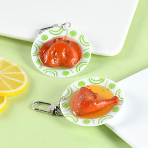 พวงกุญแจ<span class=keywords><strong>ข้าว</strong></span>ผัดจิ๋วจำลอง ของเล่นจำลองอา<span class=keywords><strong>ห</strong></span>าร ของตกแต่งประตู - Product Image 3