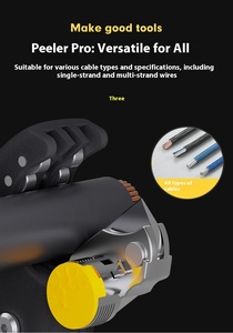 Pelacables Manual Rotatorio de Alta Resistencia, 8 Ajustes, 10-300 mm, Herramienta Multifuncional Industrial para Electricistas - Product Image 3