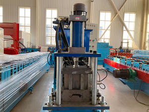 Máquina automática para fabricar marcos de puertas de metal, engranaje formador de azulejos con motor central y componentes de bomba - Product Image 6