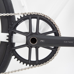 Bicicleta de Carretera TWITTER RS-13S de 13 Velocidades con Frenos de Disco Hidráulicos, Cuadro de Aleación de Aluminio 700C, Horquilla de Carbono, 9.6 kg de Peso Ligero, 45/48/51/54 cm - Product Image 4