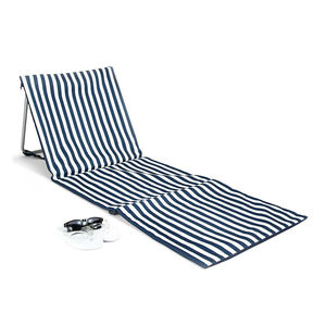 2022 مستلق خفيفة الوزن والمحمولة كرسي شاطئ قابل للطي ، قابل للتعديل الشمس المتسكع مع قوي الإطار المعدني - Product Image 1