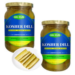 Vente en gros de cornichons d'aneth casher en seaux de 10kg pour distributeurs de services alimentaires - Product Image 4