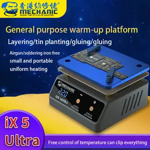 HotMechanic IX5 Ultra Universal Preheating Station Layered Heating Platform For Phone Motherboard Glue Removal Dot Matrix Repair