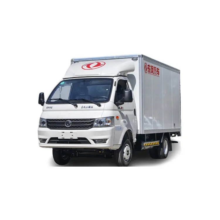DFAC Xiaobawang 122hp 유로 VI 3.6m 화물 상자 길이 라이트 듀티 트럭 밴 2L 디젤 엔진 2 좌석 6 타이어 판매
