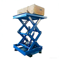 Plateforme élévatrice à ciseaux fixe et stable / Plateforme élévatrice hydraulique antidérapante avec soupapes de sécurité