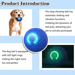 Electric Dog <b>Ball</b> Toys Auto Rolling <b>Smart</b> Dog Toys for Dogs Training - Product Image 2