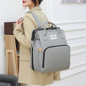 Bolsa de Maternidad Moderna, de Gran Capacidad, con Cuna Plegable, Mochila de Viaje para Mamá - Product Image 6