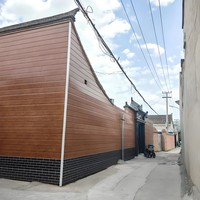 Panneau de façade de villa isolé thermiquement, panneau en métal gaufré, revêtement mural extérieur imperméable