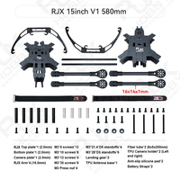 Kit de châssis de drone de course FPV en fibre de carbone RJXHOBBY 15 pouces 580 mm V1 avec trains d'atterrissage