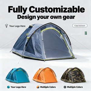 Carpa de Camping Plegable de Una Habitación para las Cuatro Estaciones, con Logotipo Personalizado, Color de Tela a Elección, Construcción Manual, 1000-1500 mm, Impermeable y con Protección UV - Product Image 4