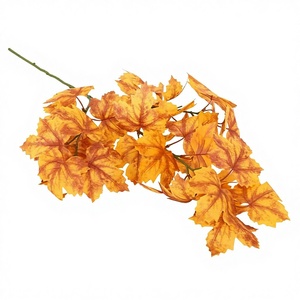Branches décoratives artificielles <span class=keywords><strong>en</strong></span> feuilles d'érable, feuillage réaliste d'<span class=keywords><strong>automne</strong></span>, <span class=keywords><strong>en</strong></span> plastique pour aménagement paysager et création d'arbres extérieurs - Product Image 5