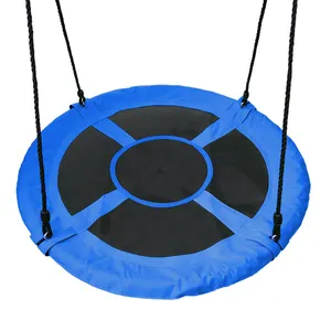 Dropship Best selling fun playground red and blue saucer swing