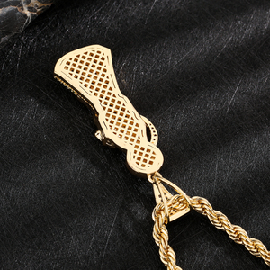 <span class=keywords><strong>Regali</strong></span> di Natale di <span class=keywords><strong>San</strong></span> <span class=keywords><strong>Valentino</strong></span> per gli uomini delle donne nuovo Design personalizzato 14k oro placcato zircone Santa Muerte ciondolo - Product Image 4