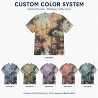 Fabricant de T-shirts Vintage Tie-Dye 100% Coton Lavé Streetwear – OEM ODM Marque Privée Vente en Gros pour Commandes en Gros de Marques