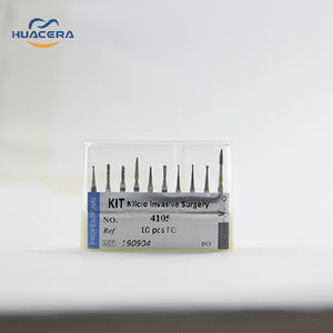 Huacera 4105 porcellanato dentale impiallacciatura diamantata Kit carburo punta Router punte per cliniche odontoiatriche - Product Image 5