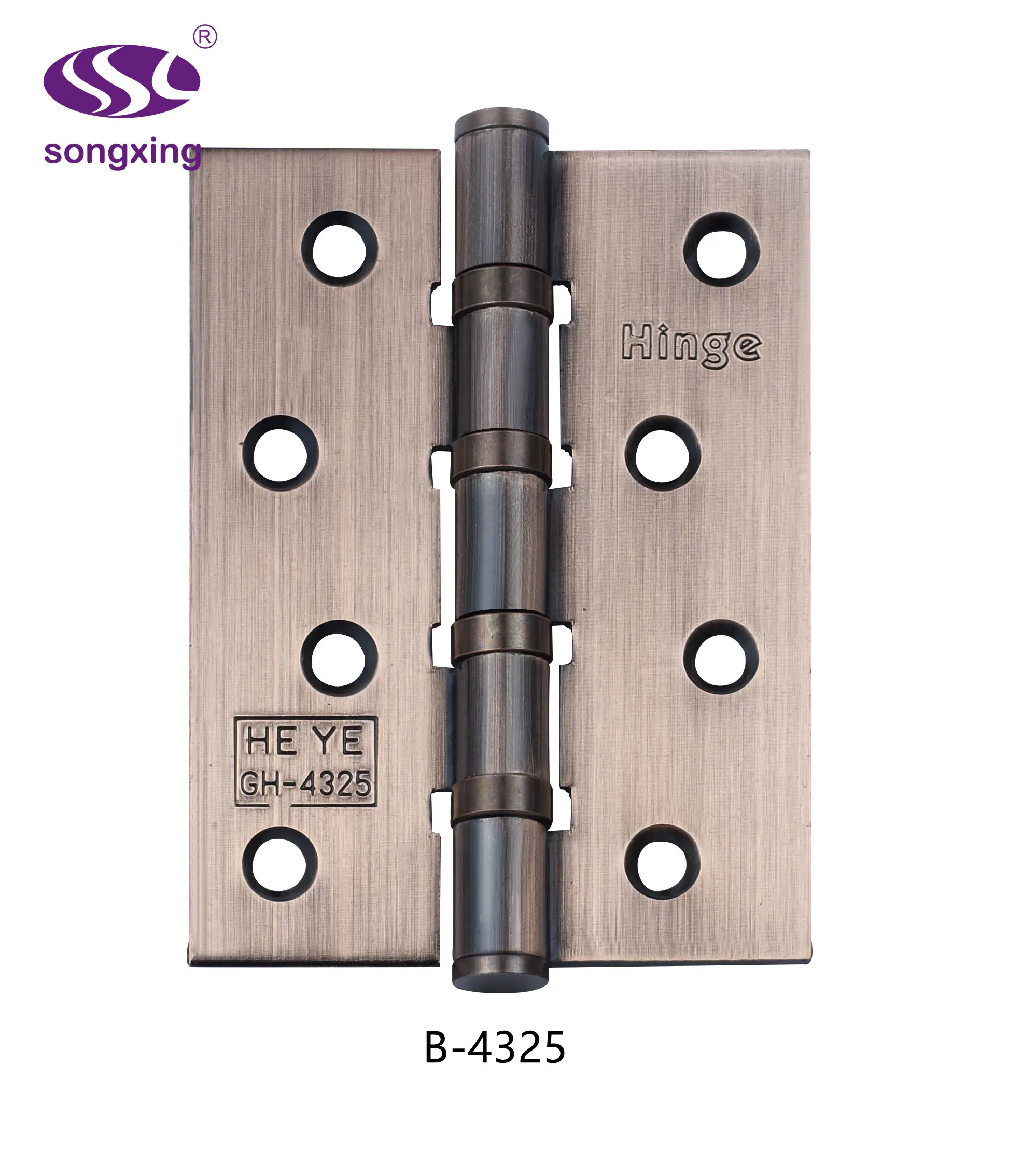 china songxing Wholesale hardware jieyang good quality heavy duty iron factory ac ball bearing door hinge