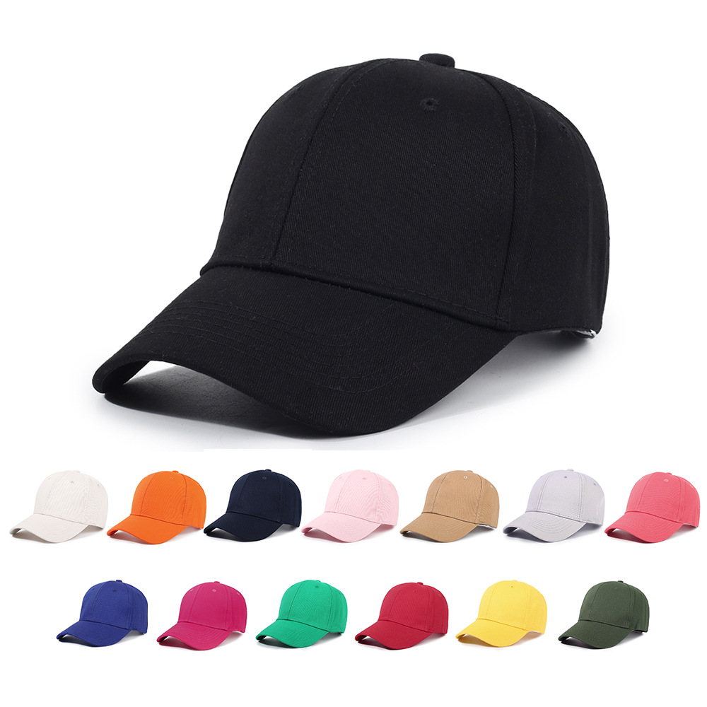 Factory Custom plain cotton baseball cap for Fishing assorted casual hardtop hats high quality hat