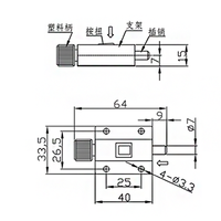 Serrure de sécurité personnalisable en alliage de zinc Ouroom/OEM FS6449 DK611 pour porte de remise, loquet à ressort sans clé, plaqué zinc Haitan