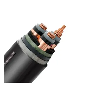 Medium Voltage Single Copper Aluminum Conductor XLPE Insulated Armoured Electrical Power cable