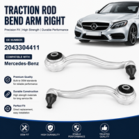 Bras de traction robuste avec douille à trou rond droit, pièces de rechange automobiles pour Mercedes Benz OE 2043304411