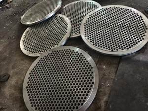 Bridas de tubos de gran diámetro personalizadas no estándar de acero inoxidable para intercambiadores de calor tubulares - Product Image 4